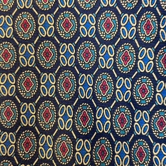 Christian Dior Monsieur Silk Tie Geometric Pattern - Picture 13 of 14